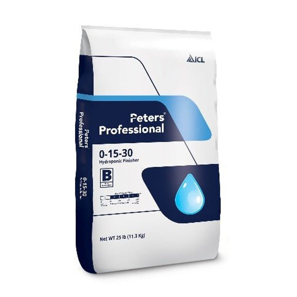 Peters® Professional Hydroponic Finisher 0 - 15 - 30 - Black Label Supply llc