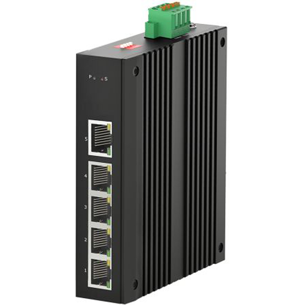 RS Pro Compact Industrial 5 Port 10/100 Ethernet Switch - Default - Miscellaneous Environmental Controls