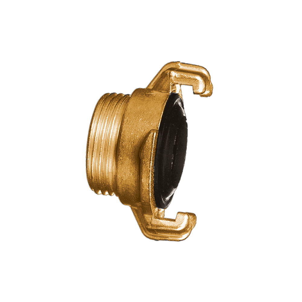 Dramm 775 Twisty Quick brass coupling with male hose thread - 775-MC