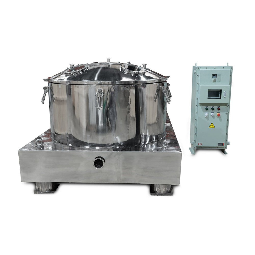 280L Jacketed Stainless Steel Centrifuge with Explosion Proof Motor and Siemens Controller - 85LB Max Capacity - Black Label Supply llc