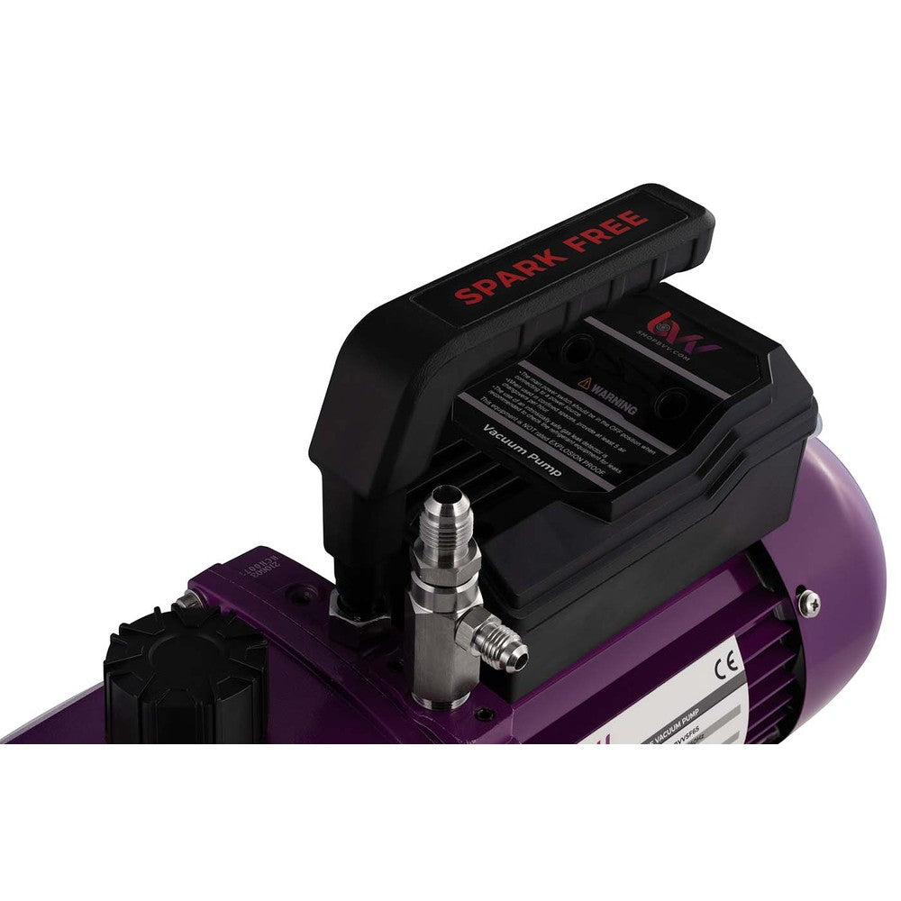 BVV™ SF6S 6CFM Single Stage Spark Free Vacuum Pump - Black Label Supply llc