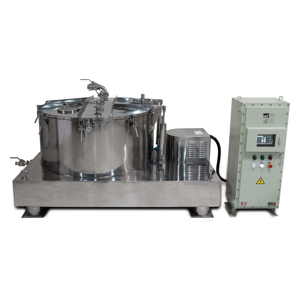475L Jacketed Stainless Steel Centrifuge with Explosion Proof Motor and Siemens Controller - 150Lbs Max Capacity - Black Label Supply llc