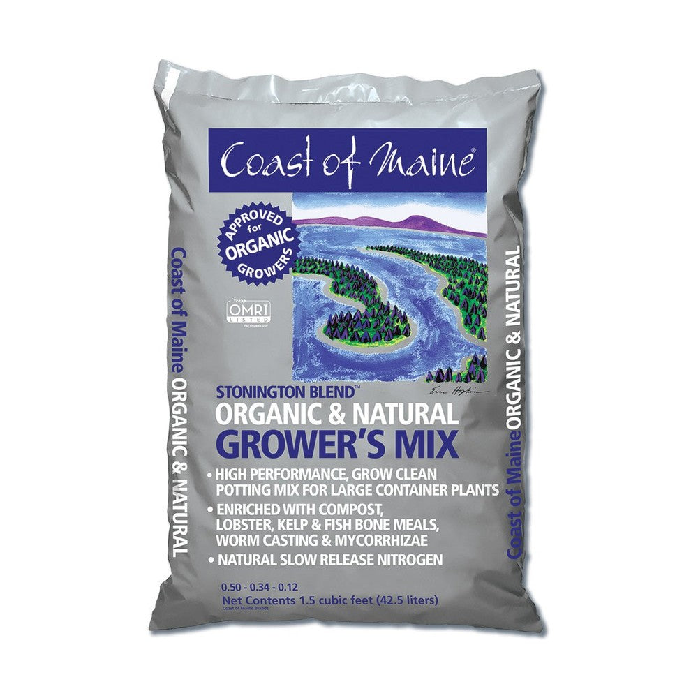 Coast of Maine Stonington Blend Organic Growers Mix 1.5cf - Black Label Supply llc