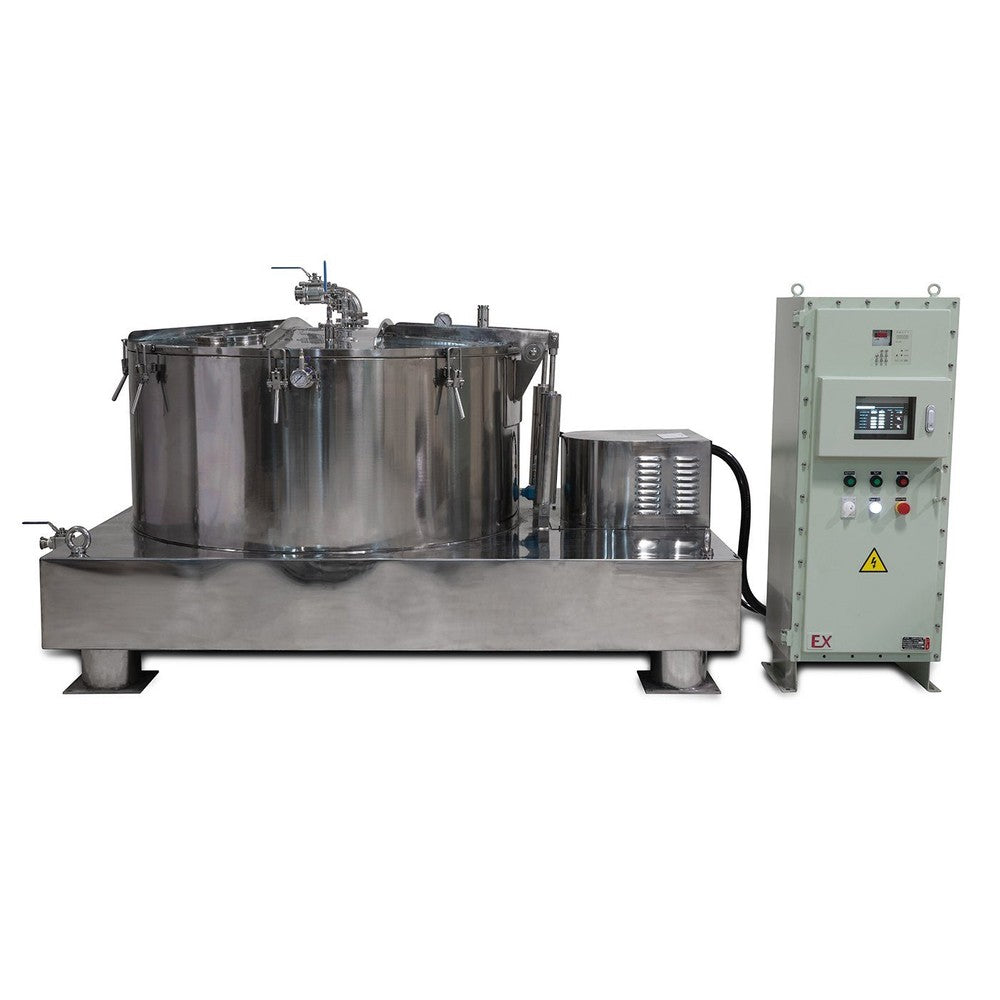 475L Jacketed Stainless Steel Centrifuge with Explosion Proof Motor and Siemens Controller - 150Lbs Max Capacity - Black Label Supply llc