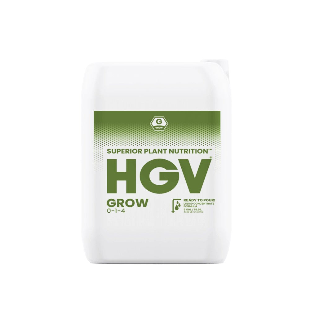 HGV Liquid Nutrients Grow 0-1-4 – HGV Grow 5 Gallon – Liquid