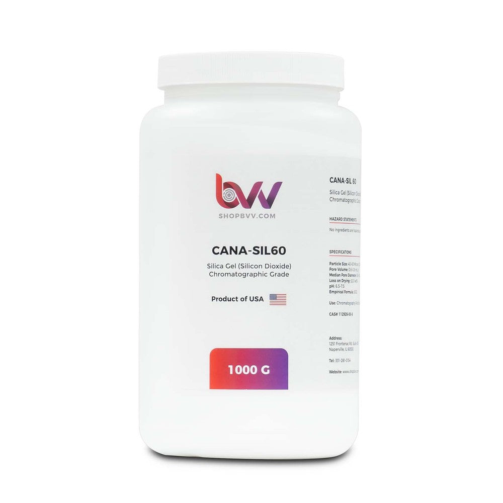 CANA - SIL60™ Silica Gel 60A Chromatographic Grade 40 - 63 micron (230 - 400 Mesh) - Black Label Supply llc