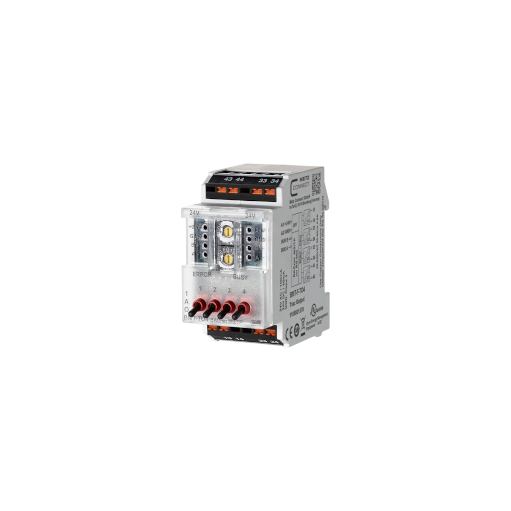 Metz Connect 4 Channel Triac Output Module - BMT-F-TO4 BACnet MS/TP - Default - Miscellaneous Environmental Controls