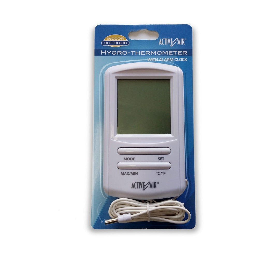 Active Air Indoor - Outdoor Thermometer w/Hygrometer - Black Label Supply llc