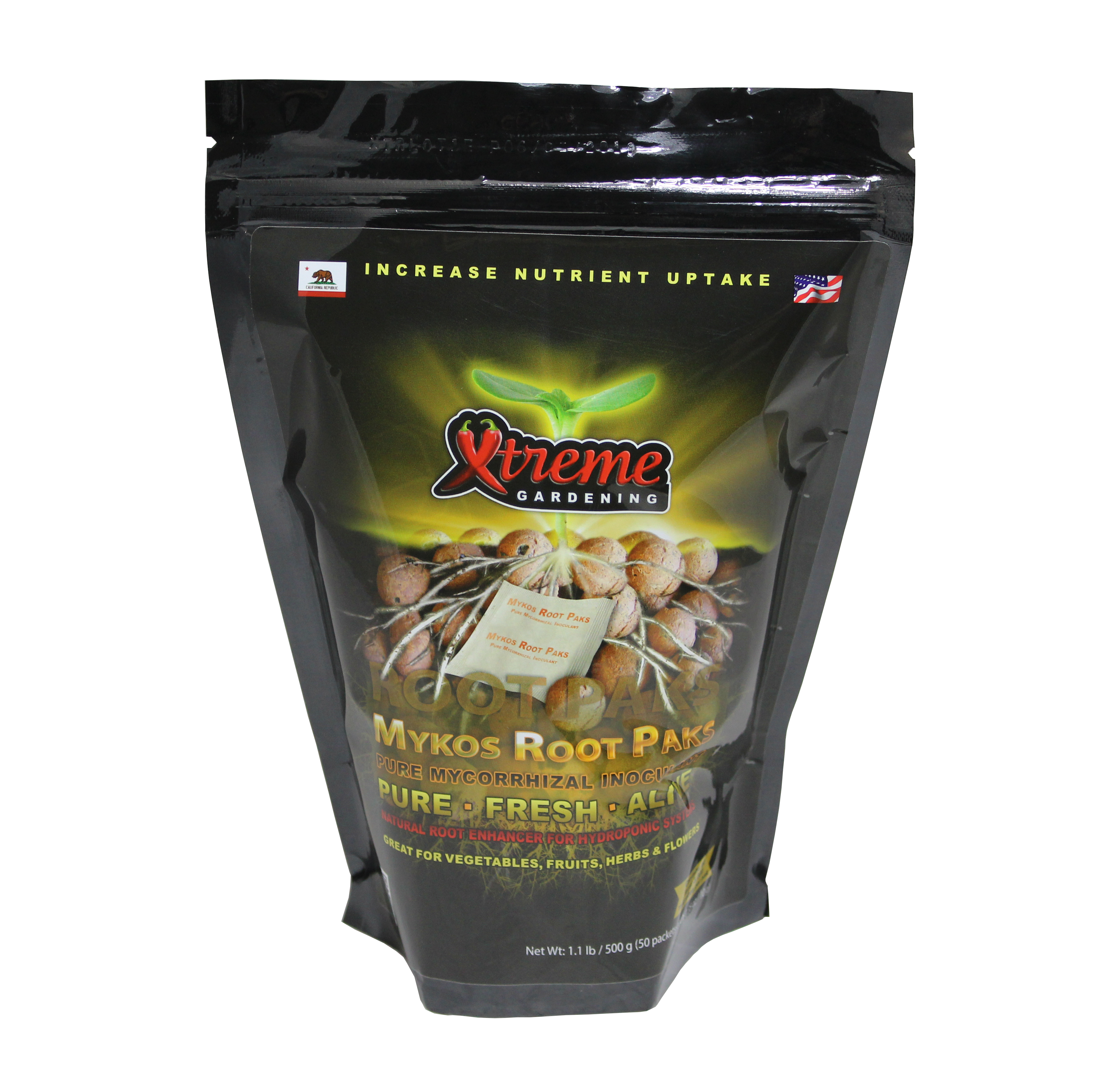 Xtreme Gardening Mykos Root Paks - Beneficial Microbes