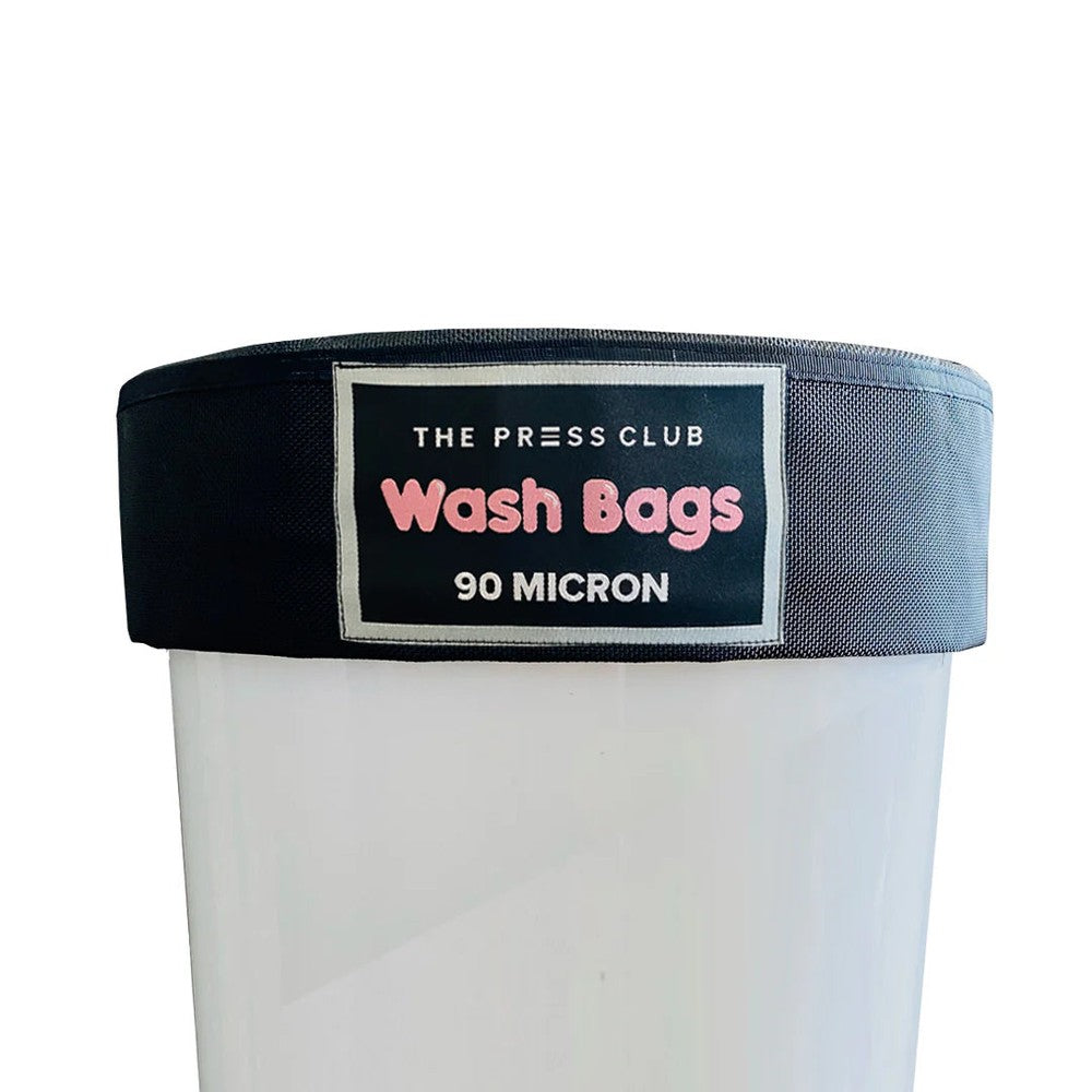 THE PRESS CLUB BUBBLE BAGS – 5 GALLON 3/4 MESH BUBBLE BAGS – 90 Micron – Solventless