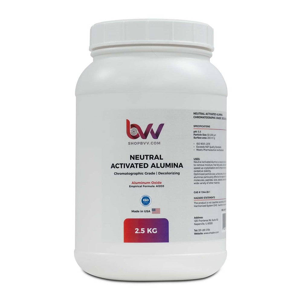 Neutral Activated Alumina Chromatographic Grade (50 - 200um) *Compare to Alumicel™N - Black Label Supply llc