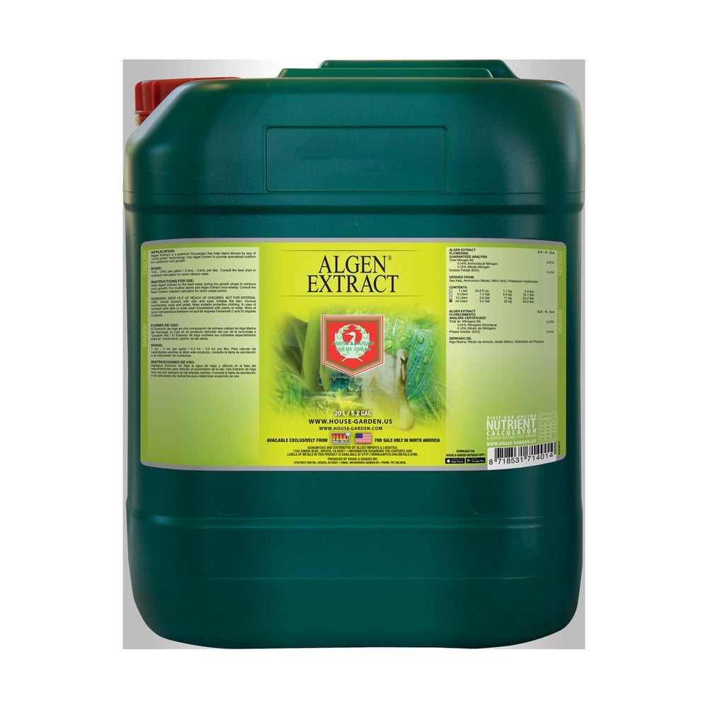 House & Garden Algen Extract - Black Label Supply llc