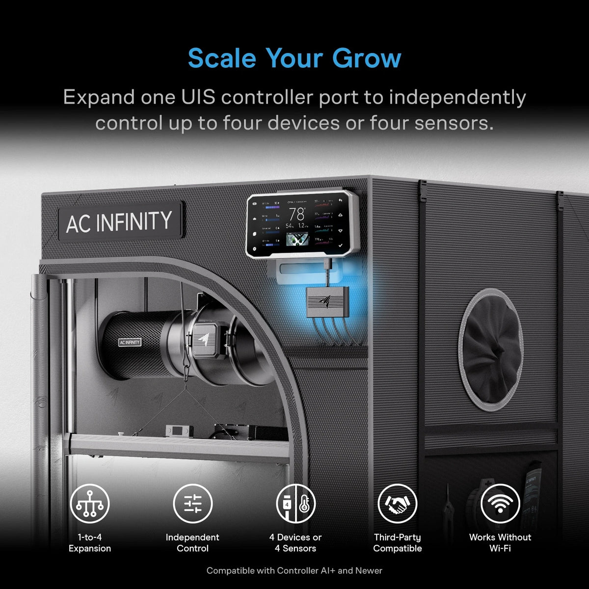 AC Infinity UIS Expansion Hub 4-Port