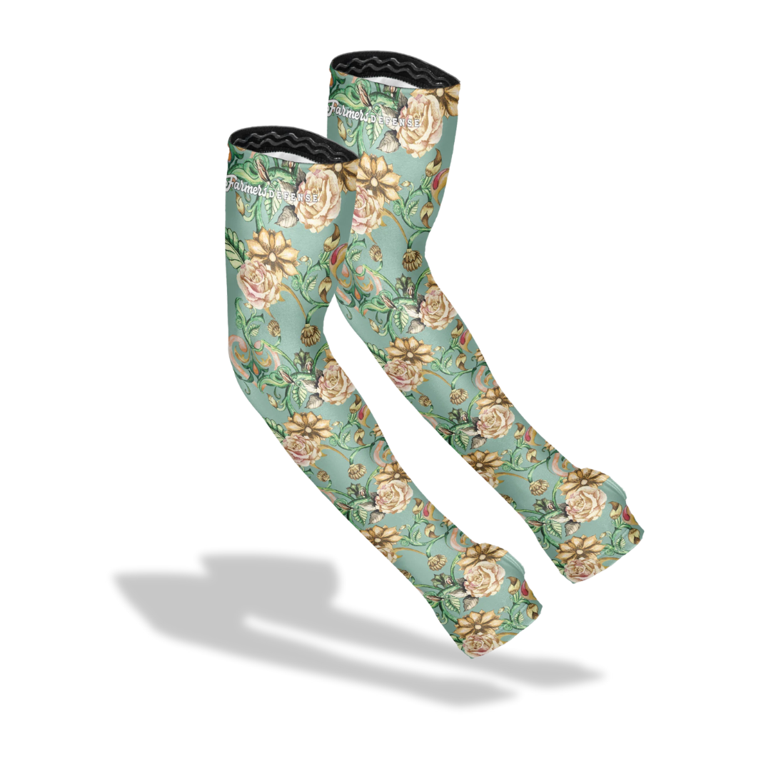 Farmers Defense - Protection Sleeves - Antique Bloom - Green