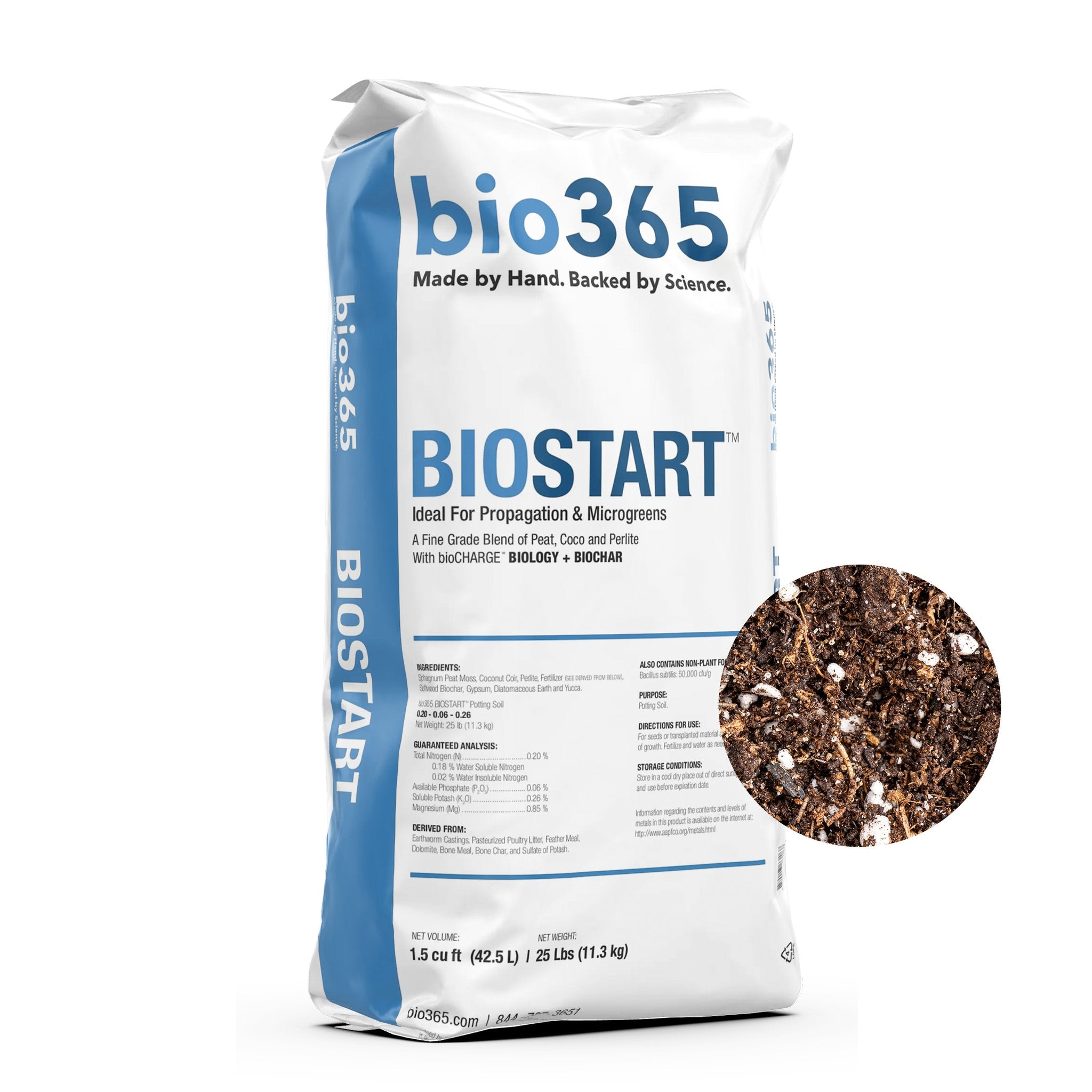 bio365 BIOSTART growing media - BS015001_BS080001