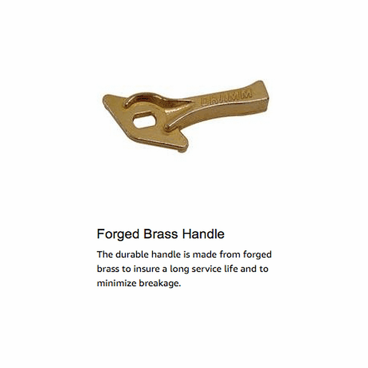 Dramm - 300 Brass Shut-Off Valve Raised Handle