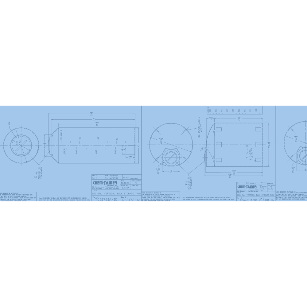 CHEM-TAINER INDUSTRIES (CUSTOM PRICED AFTER ORDER)