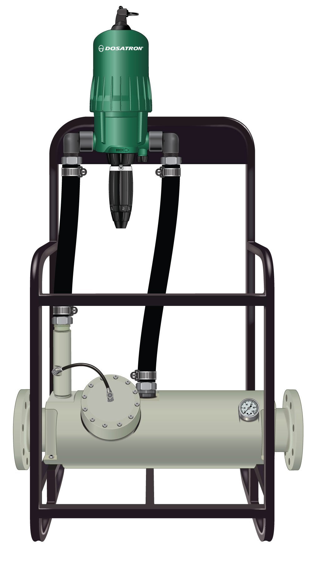 Dosatron D400 MegaFlo 400 GPM injector, 4 in