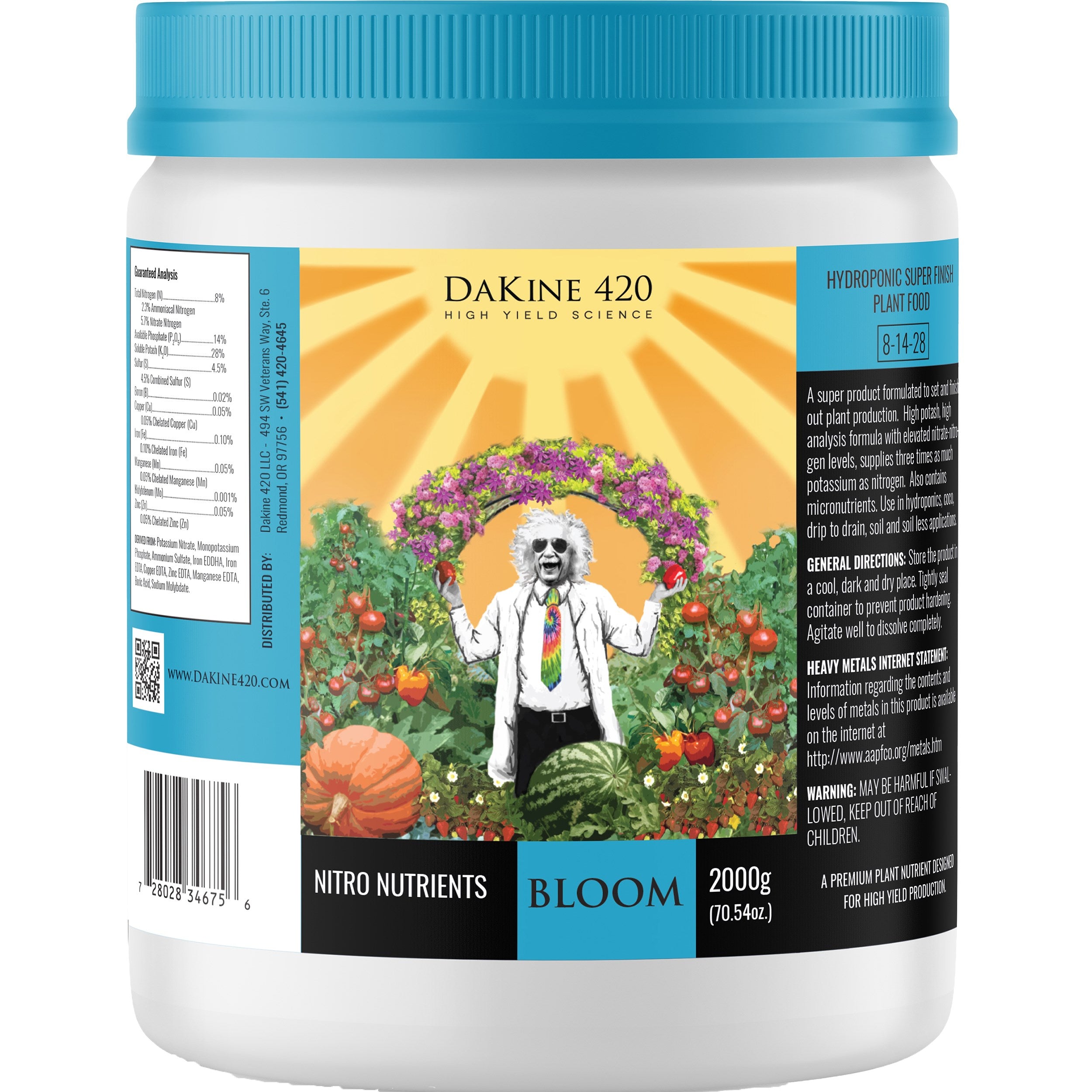 Dakine 420 Nitro Nutrients Bloom 8-14-28 2,000g