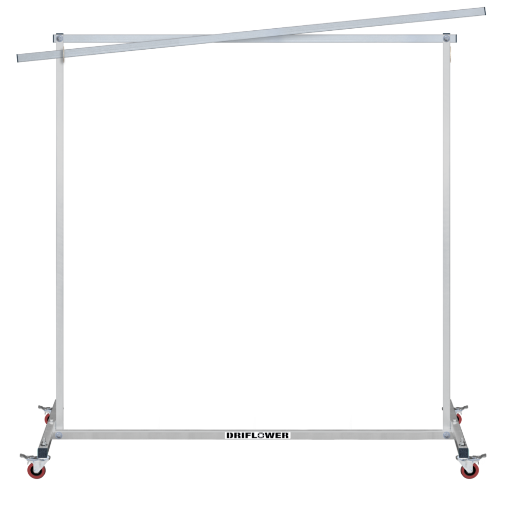 DRIFLOWER TALL BOY ROLLING HARVEST RACK • Tall Rolling Harvest Rack w/ Removable Stick