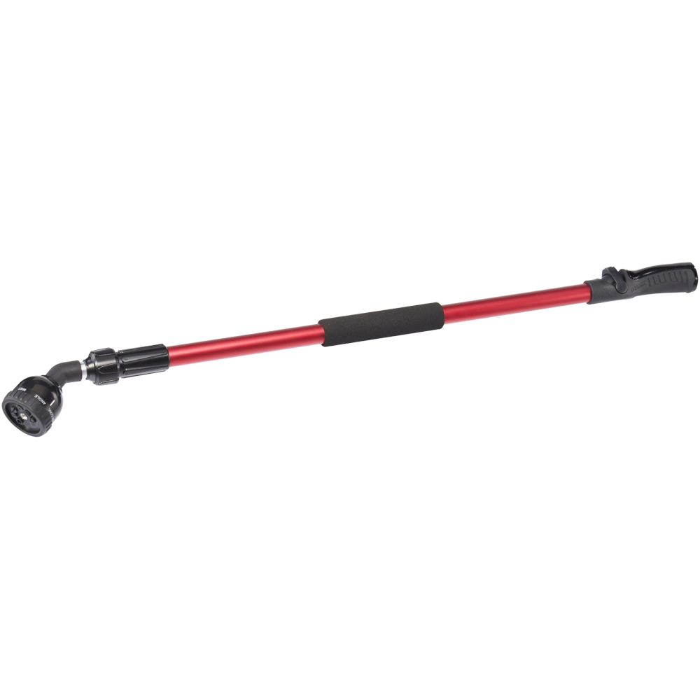 Dramm RainSelect™ One Touch™ Telescoping Rain Wand™ - 34in to 55in - Red - Thumb Control - 9-Pattern Nozzle - From Mist to Stream & Everything In-Between