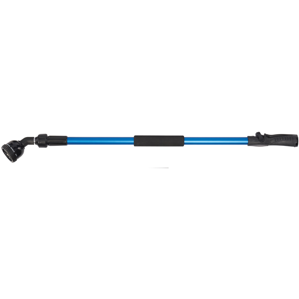 Dramm RainSelect™ One Touch™ Telescoping Rain Wand™ - 34in to 55in - Blue - Thumb Control - 9-Pattern Nozzle - From Mist to Stream & Everything In-Between