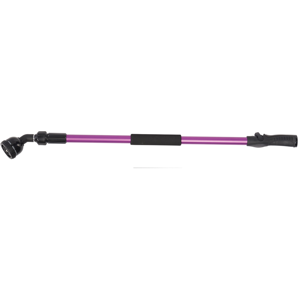 Dramm RainSelect™ One Touch™ Telescoping Rain Wand™ - 34in to 55in - Berry - Thumb Control - 9-Pattern Nozzle - From Mist to Stream & Everything In-Between
