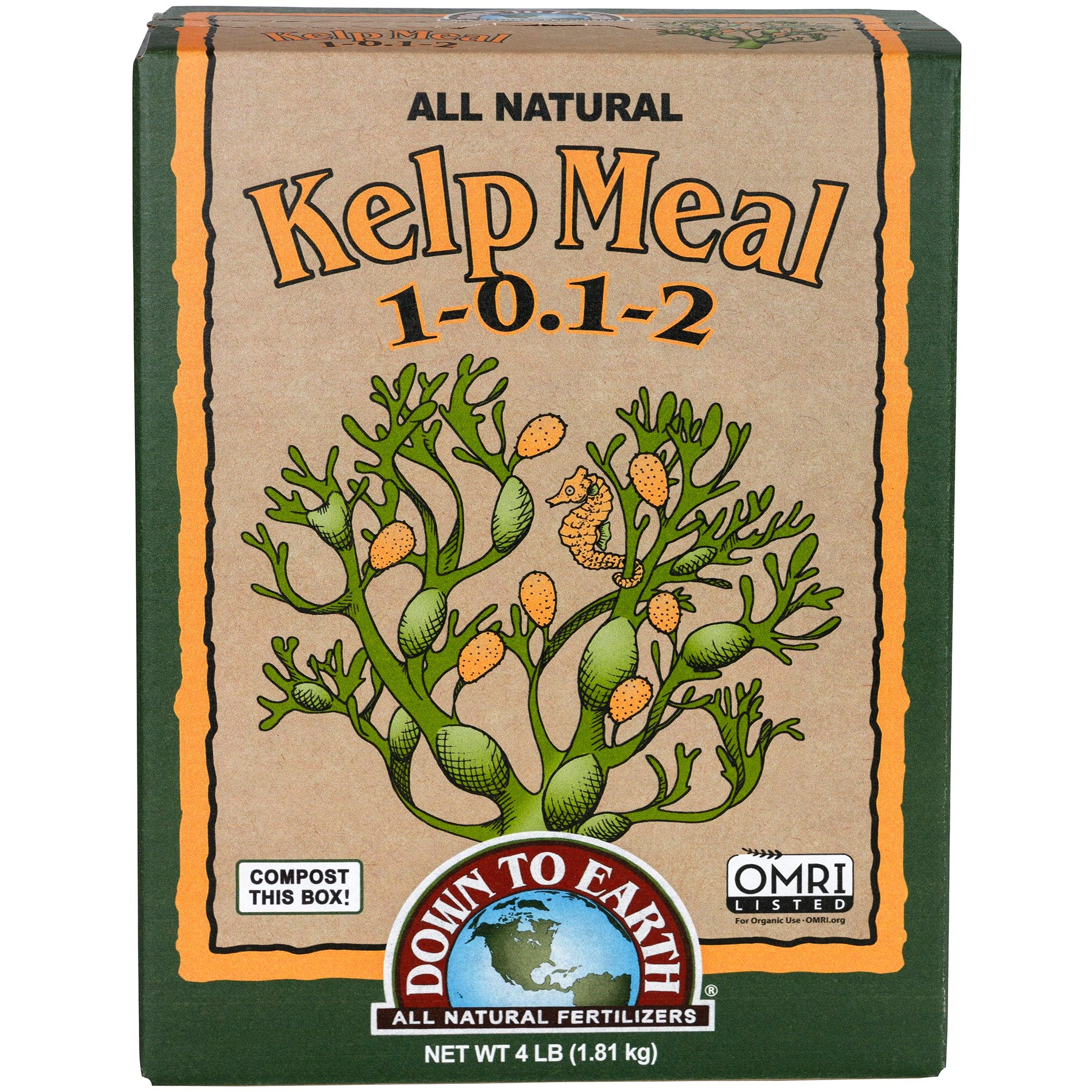 Down To Earth 4# Kelp Meal 1-0.1-2