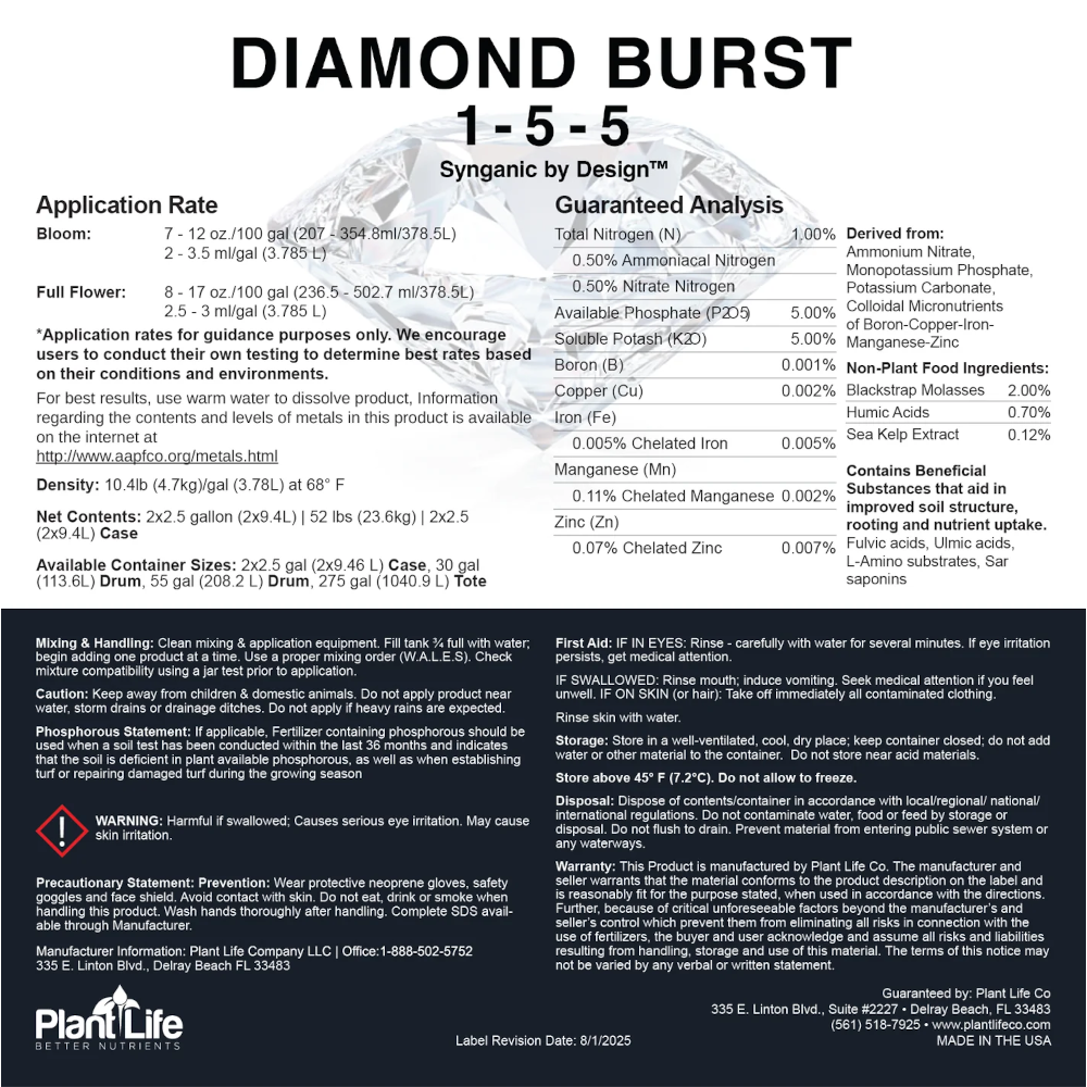 Plant Life - Diamond Burst 1-5-5