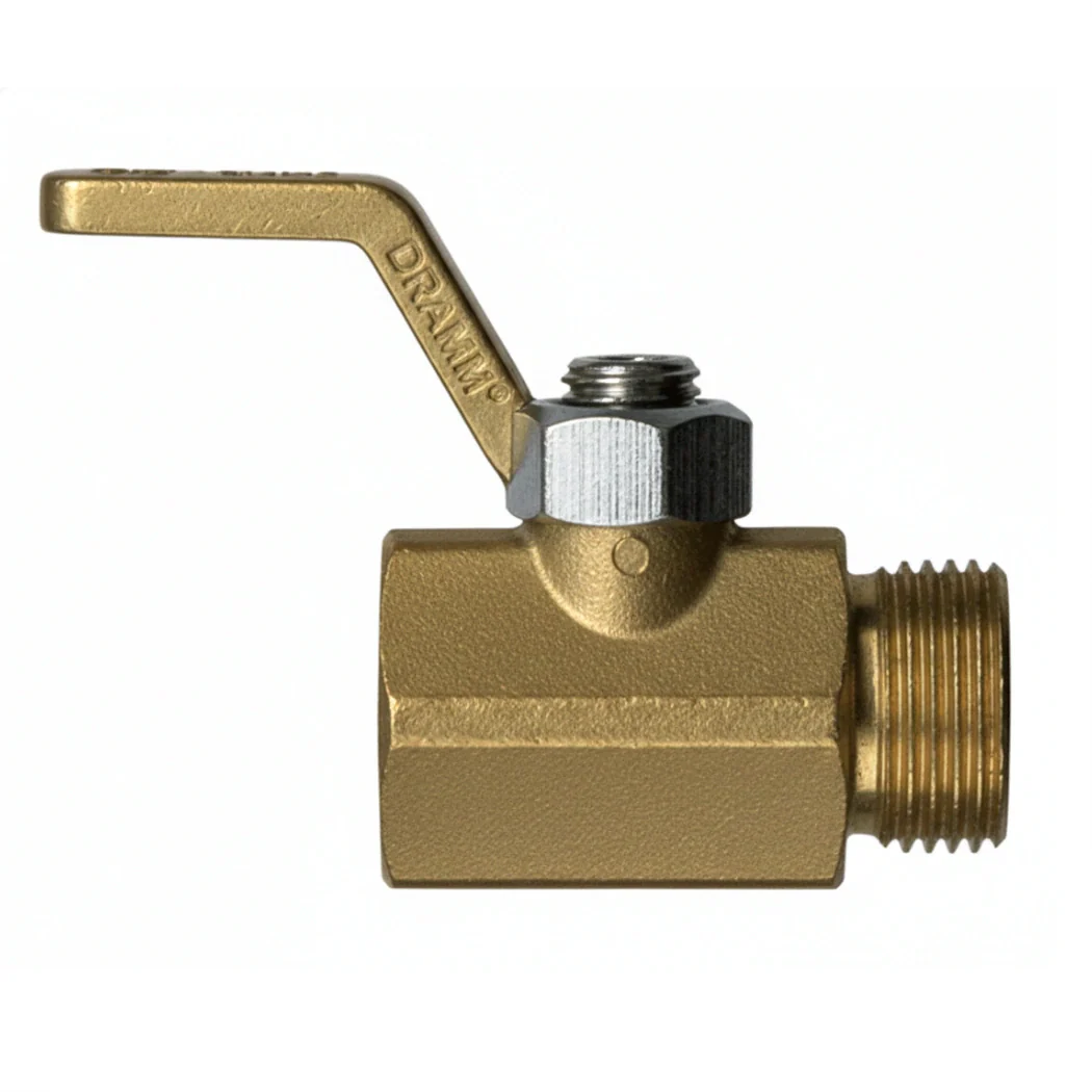 Dramm - 300 Brass Shut-Off Valve Raised Handle