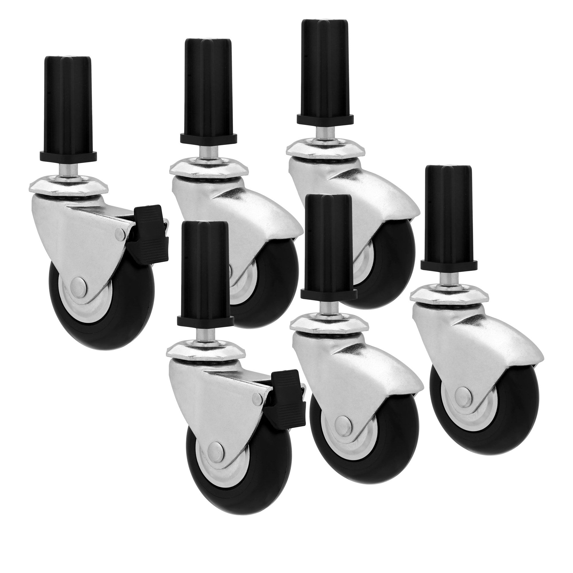 Fast Fit 6pc HD Caster Wheels (8/CS)