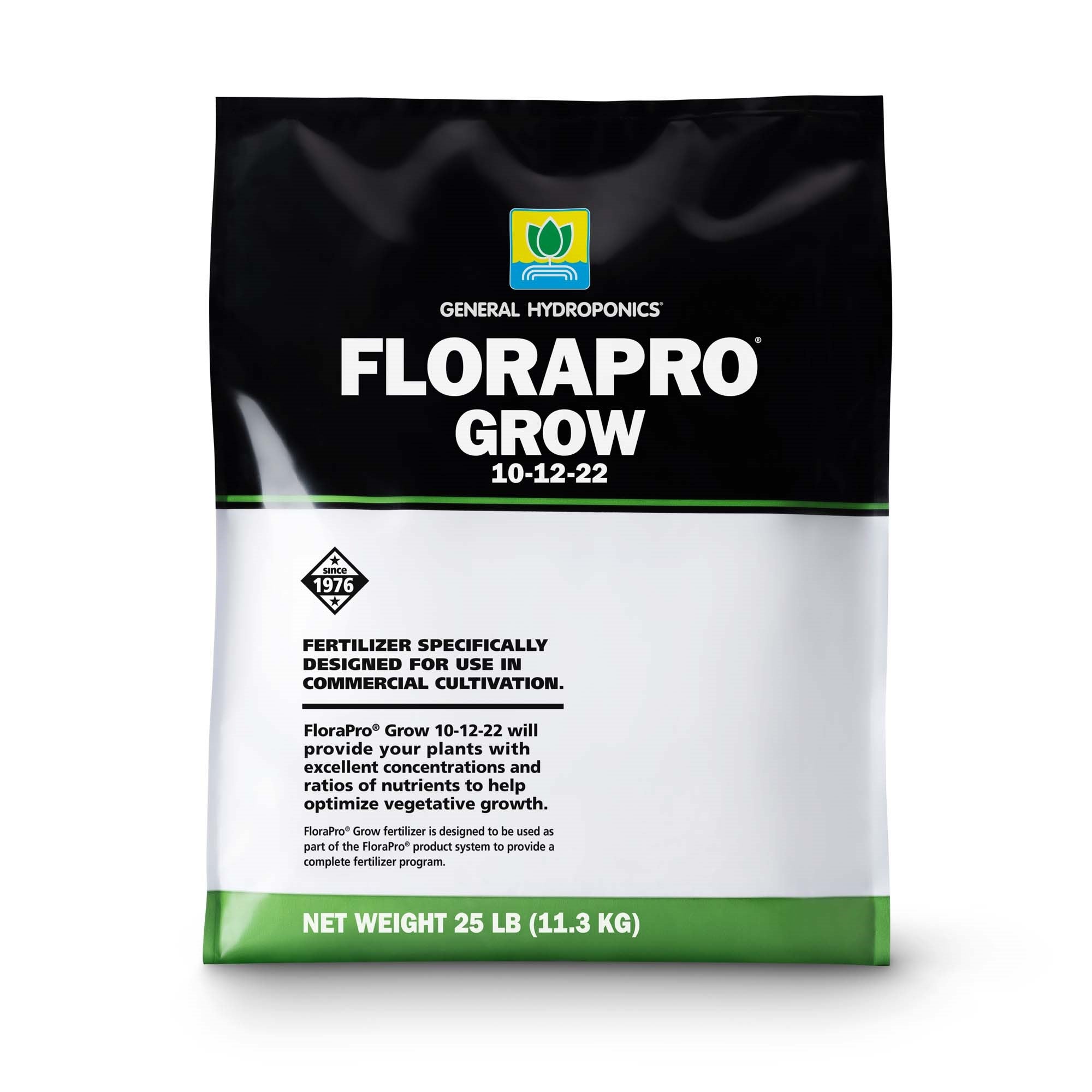 General Hydroponics 25# FloraPro Grow 10-12-22 (80/PL)
