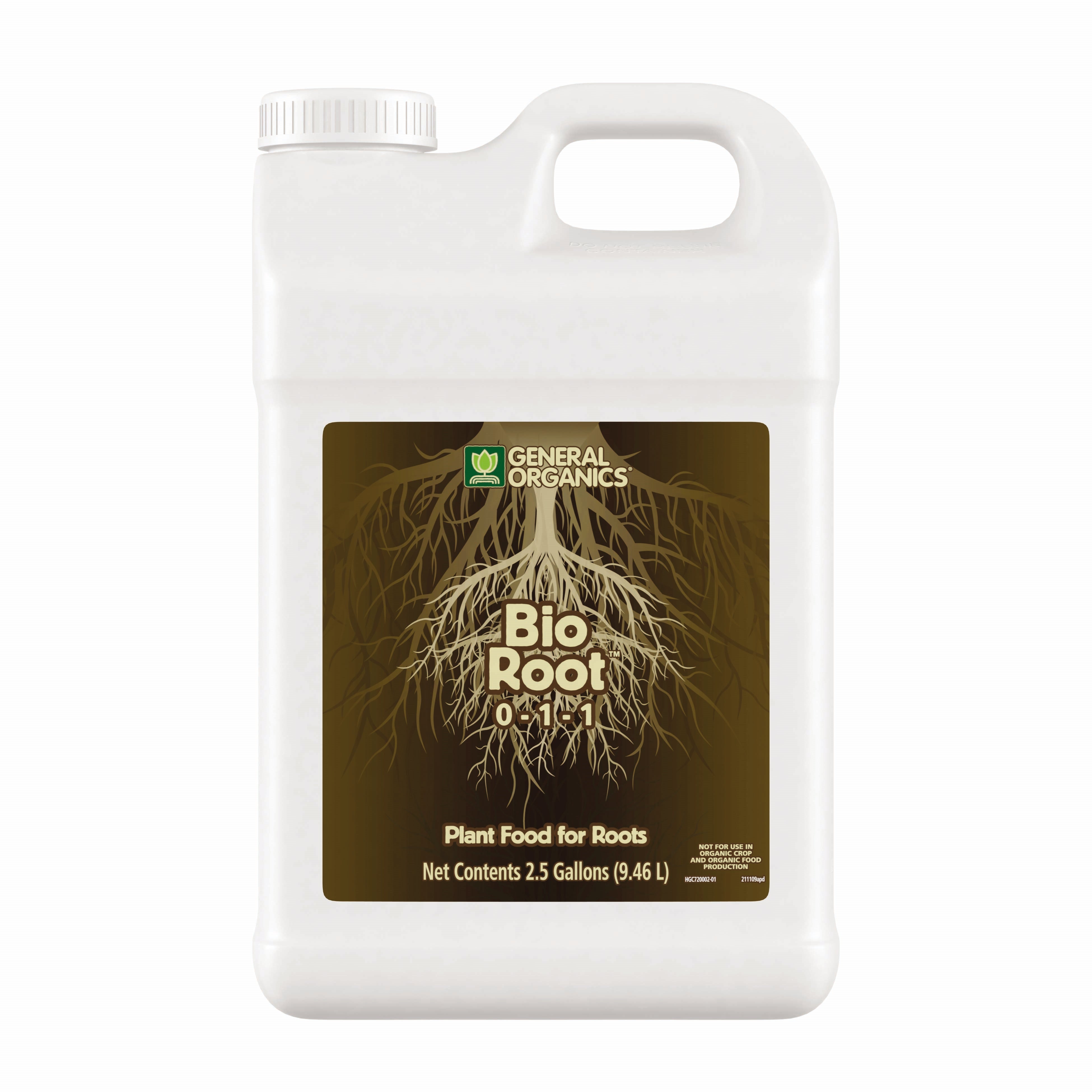 General Organics 2.5gal BioRoot (2/CS)