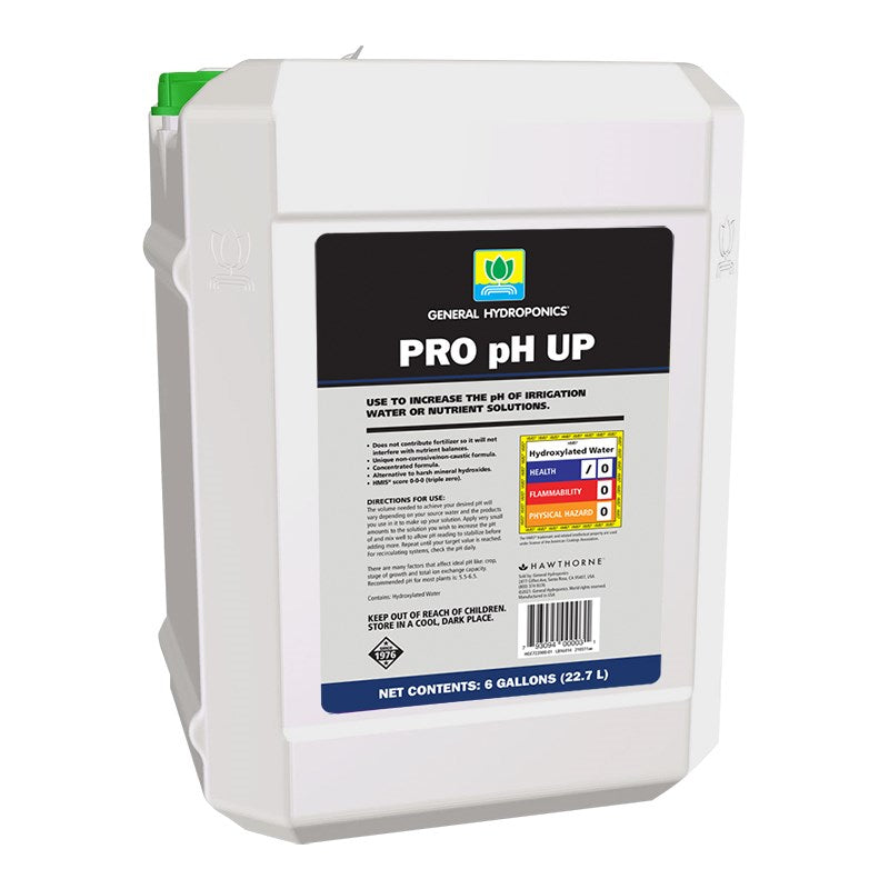 General Hydroponics 6gal PRO pH Up (48/PL)