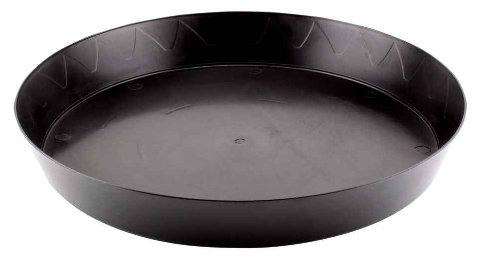 Gro Pro 14in Heavy Duty Saucer Black (35/CS)