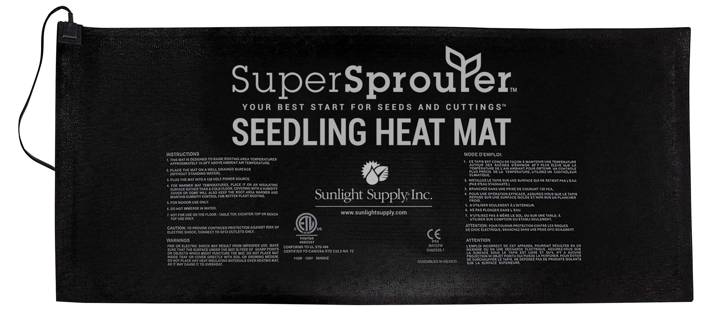Super Sprouter - Seedling Heat Mat