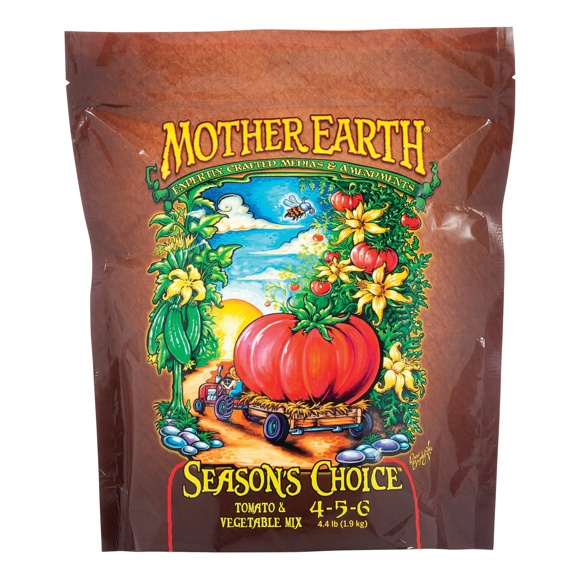 Mother Earth 4.4# Seasons Choice Tomato & Vegetable Mix 4-5-6 (6/CS)
