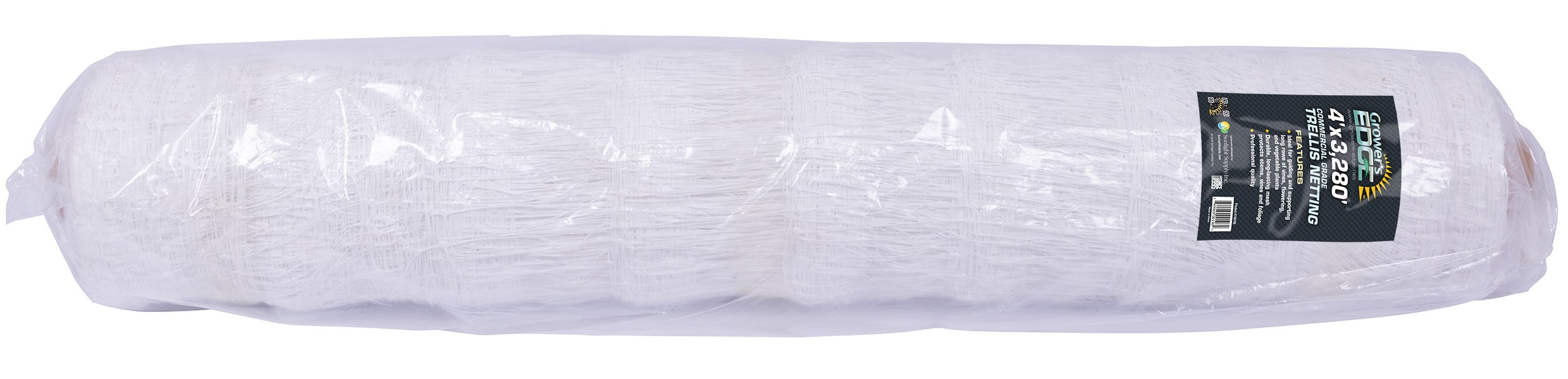 Grower's Edge 4ft x 3280ft Commercial Grade Trellis Netting Bulk Roll (20/PL)