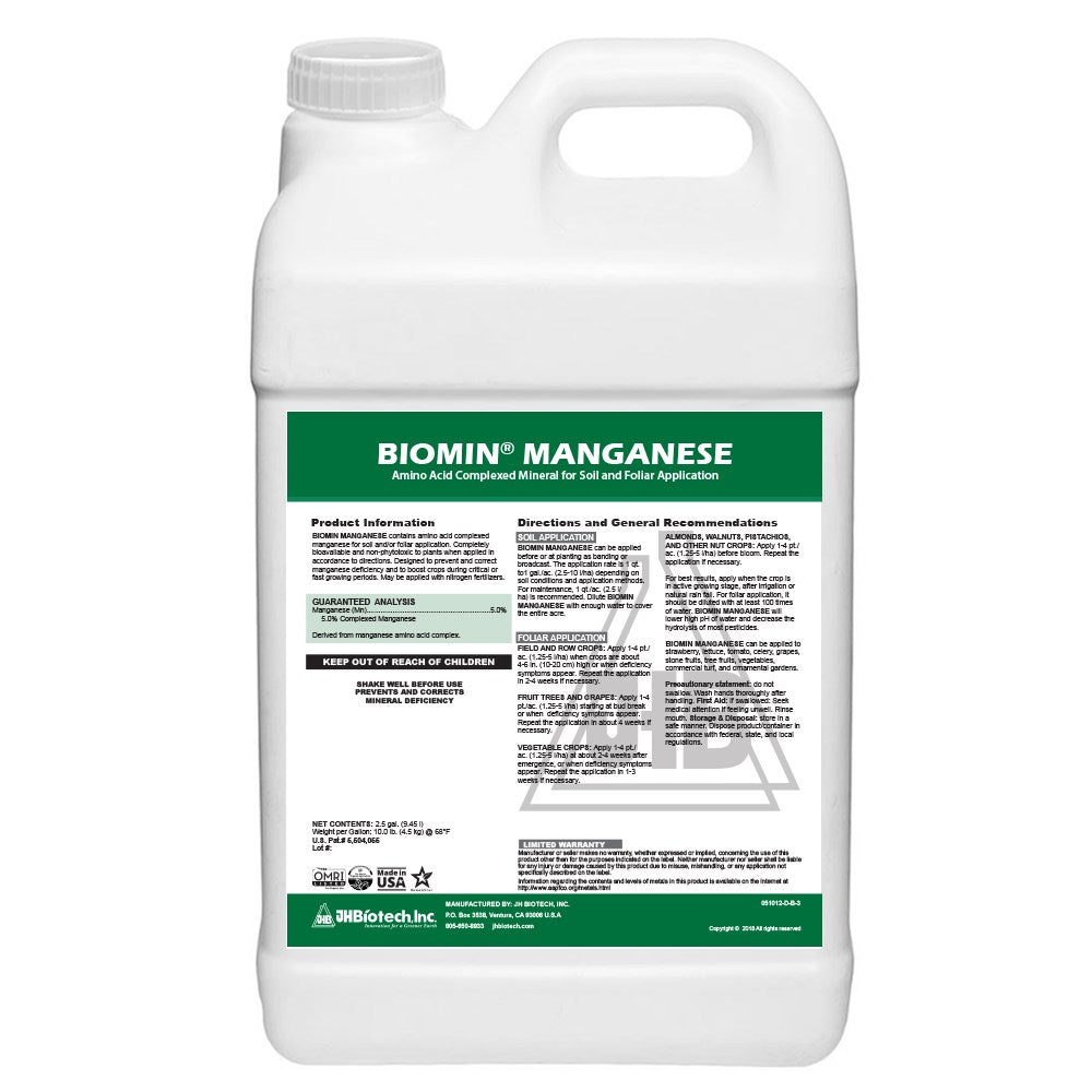 JH Biomin Manganese 5% 2.5Gl (2/CS) OMRI