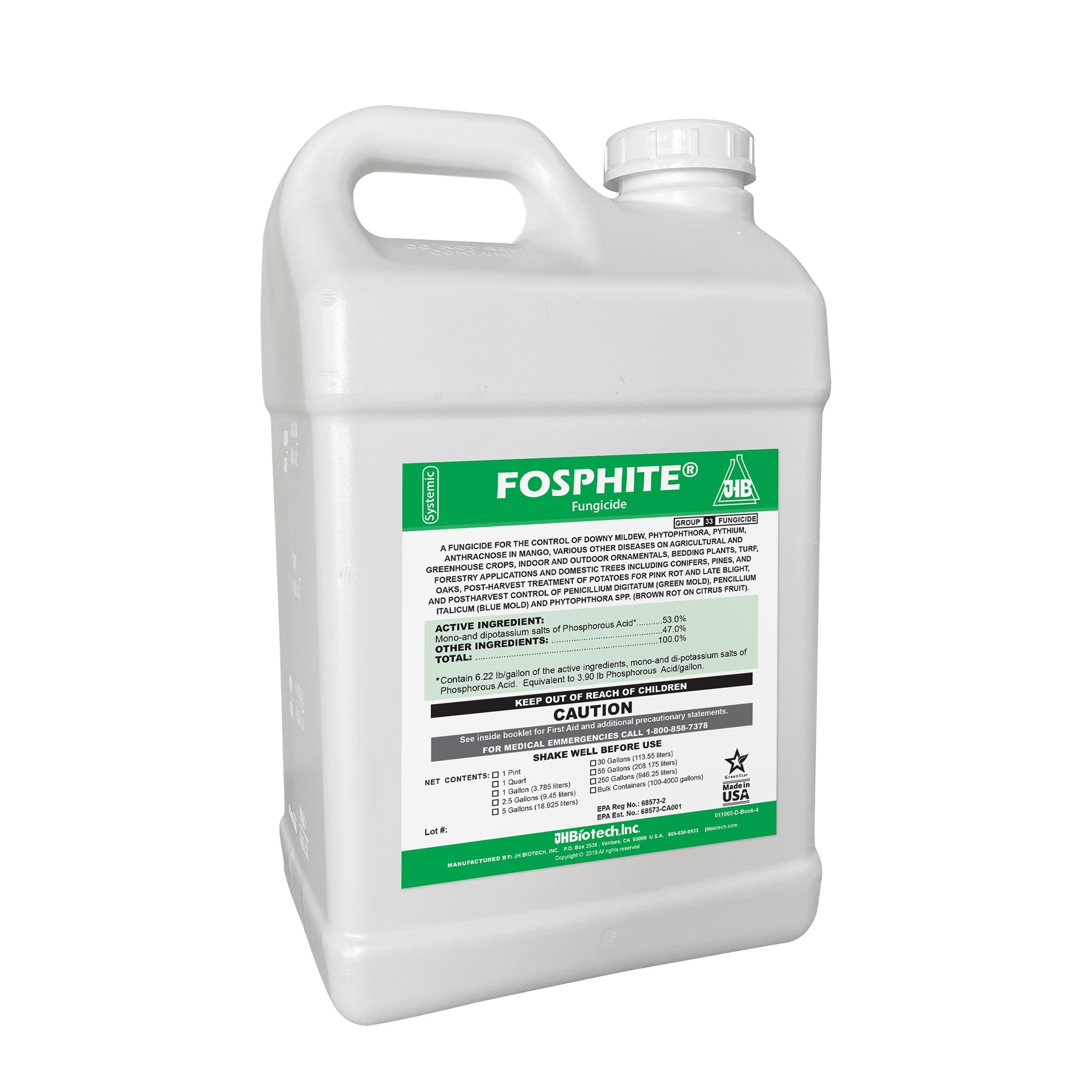 JH Biotech Fosphite 2.5 Gal