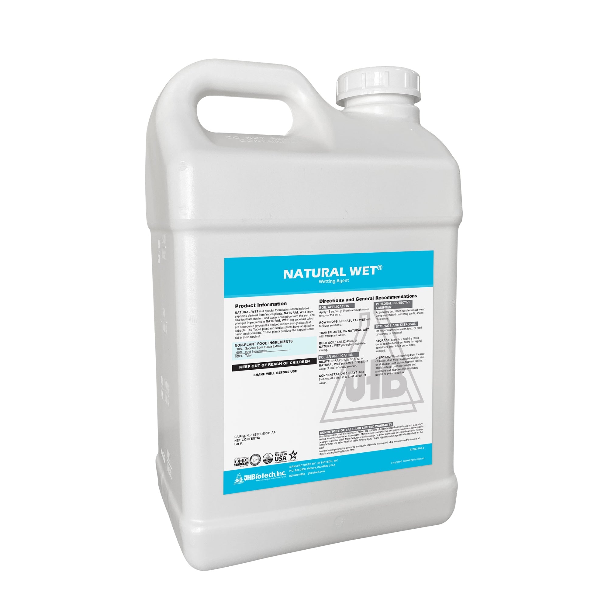 JH Biotech Natural Wet 2.5 Gal