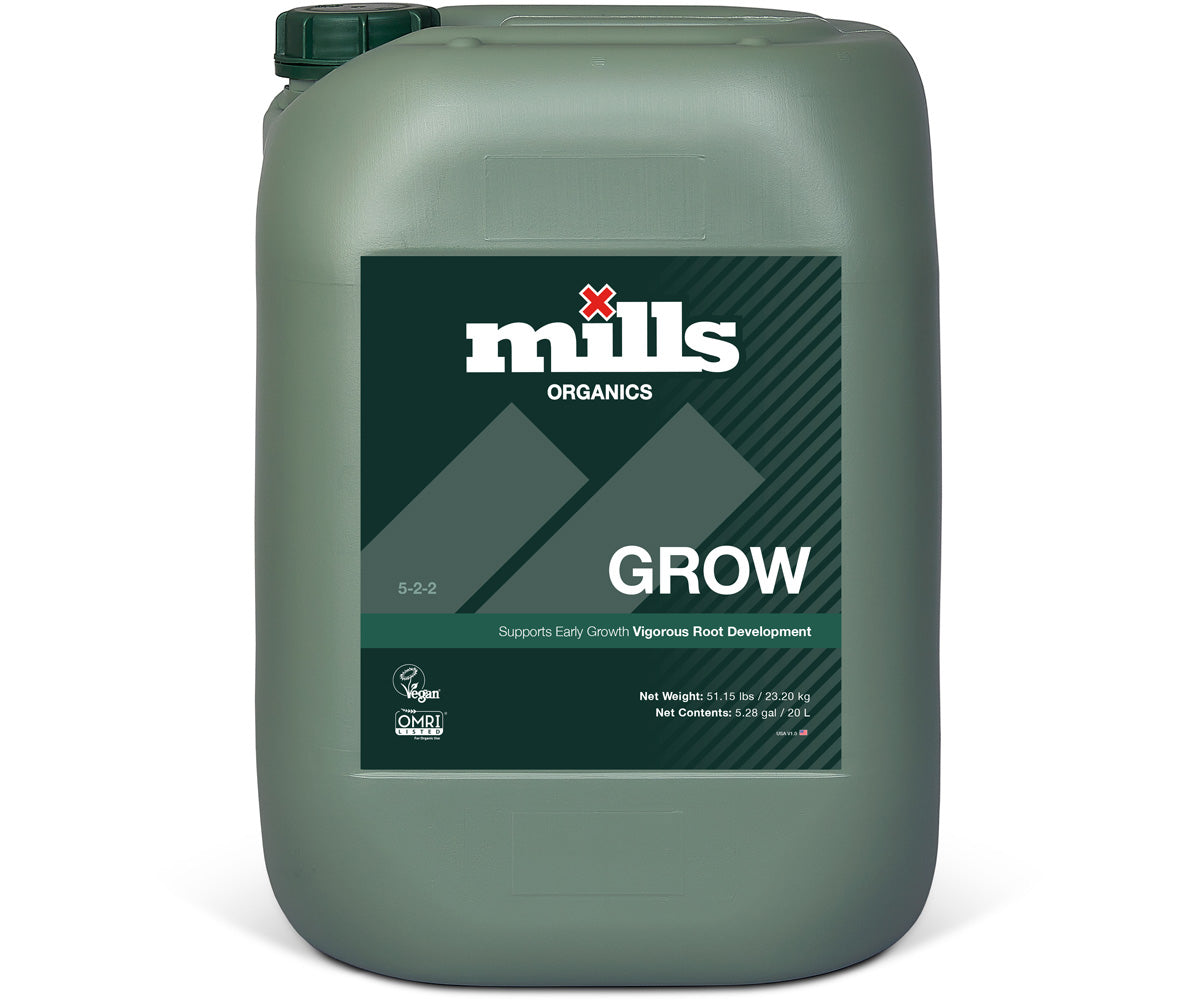 Mills Nutrients - Organics Grow - MILORGG20L