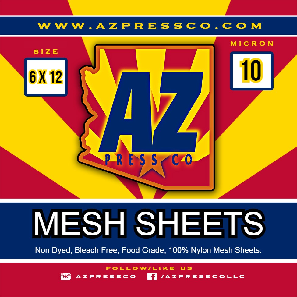 10u 6x12 Pre Cut Nylon Mesh Sheets