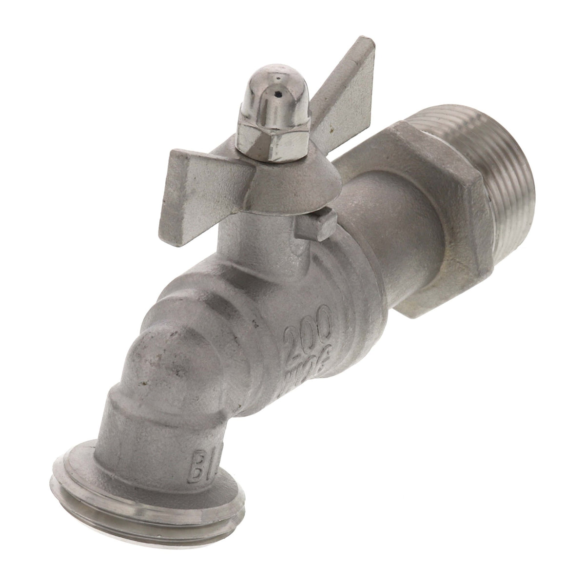 Boshart Stainless Steel Hose Bibb, 3/4 in MPT x GHT - view 1