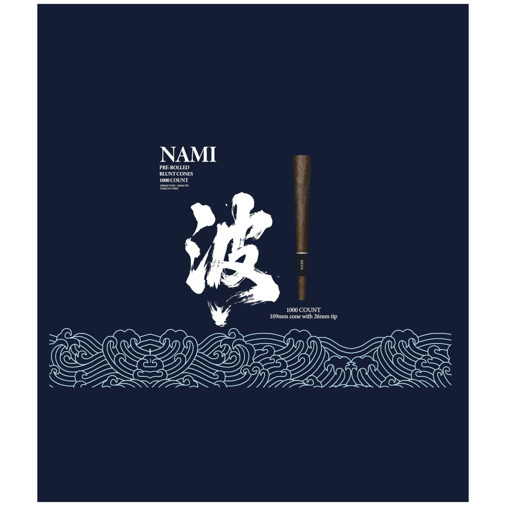 NAMI Originals - Premium Cone Wraps - King Size 1000 ct/Box (Case of 6 Boxes/6000 ct)