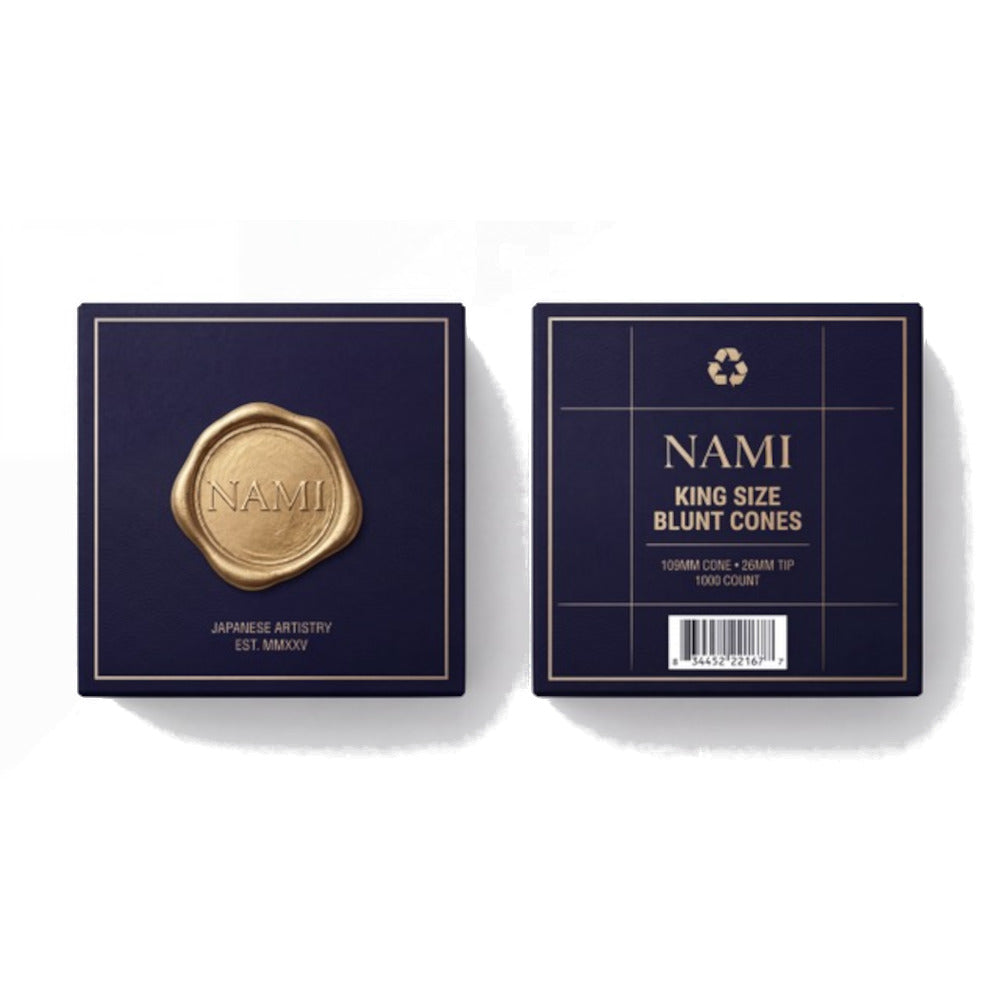 NAMI Originals - Premium Cone Wraps - King Size 1000 ct/Box (Case of 6 Boxes/6000 ct)