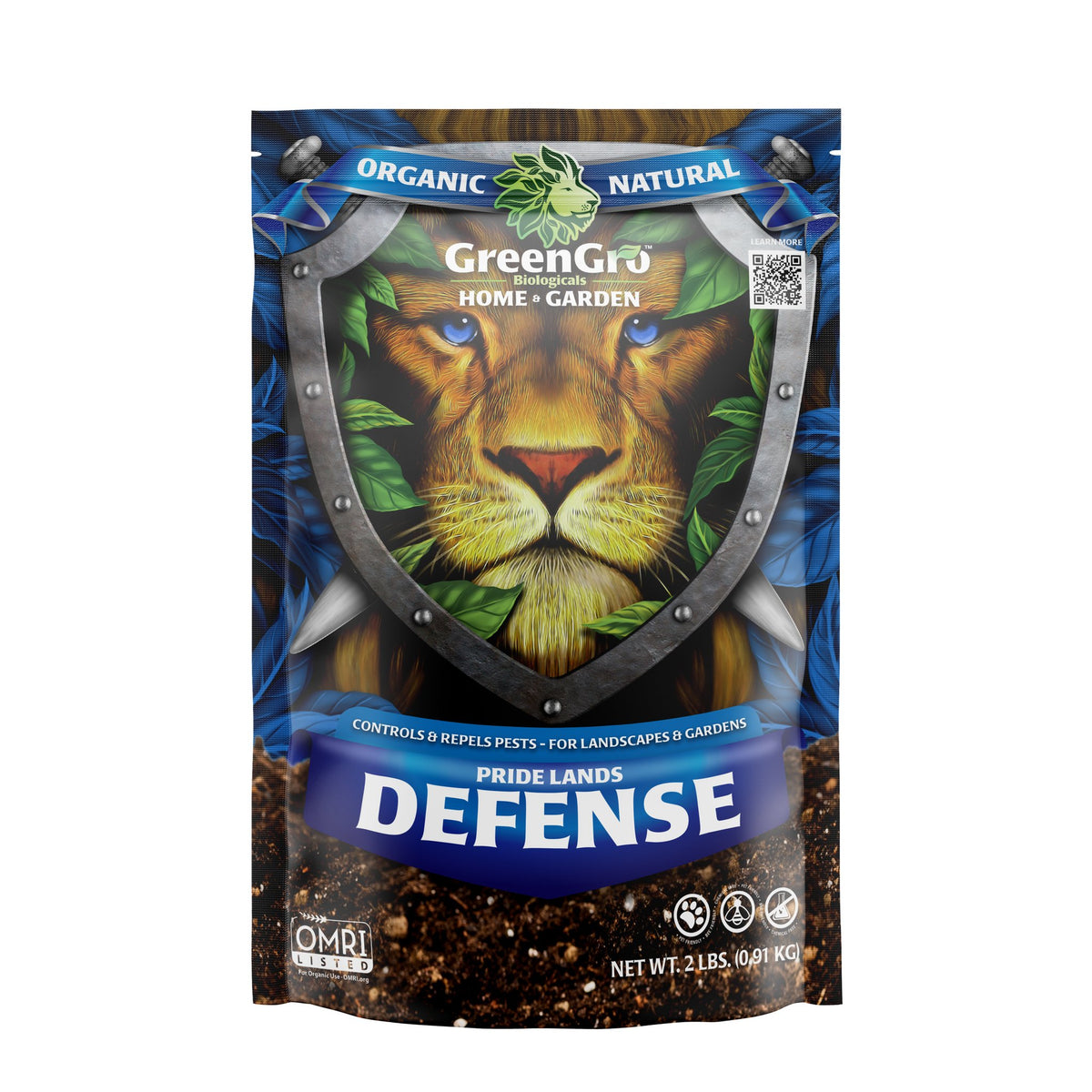 GreenGro Pride Lands Defense 2 lb bag, front of package