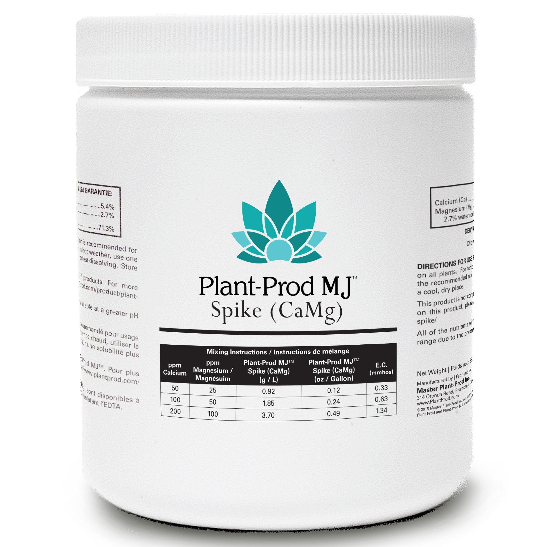 Plant-Prod MJ Spike - Sold by the Case of 12 x 350G