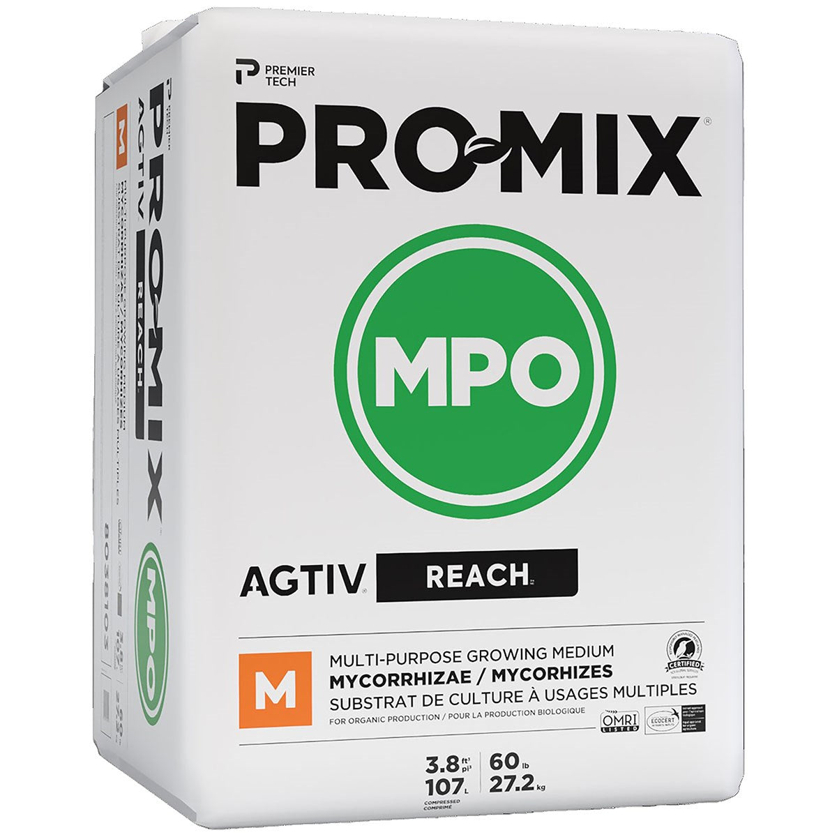 Premier Pro-Mix MPO ORGANIK AGTIV REACH (MYCO) OMRI 3.8cf (30/PL)