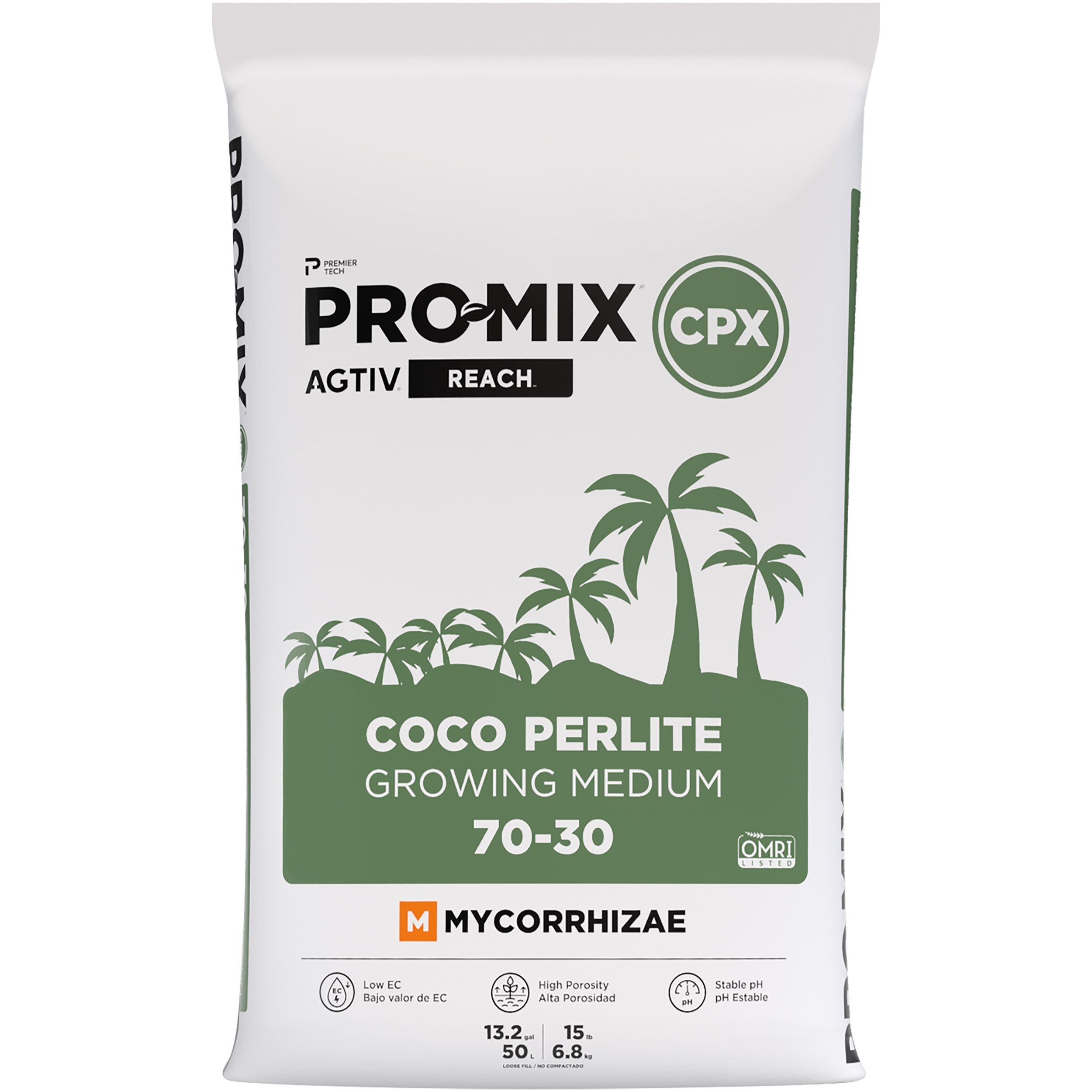 Premier Tech Horticulture - PRO-MIX CPX AGTIV REACH - 50L OMRI